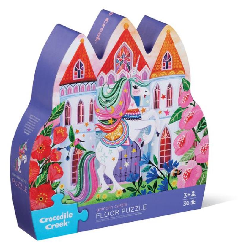 Unicorn Castle 36-Piece Floor Puzzle